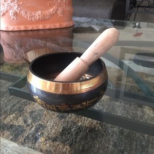 Beautiful Black Singing Bowl